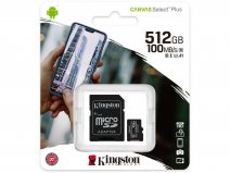 Kingston 512GB Micro-SD Geheugenkaart - Class 10 UHS-I