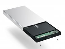 Satechi USB-C HDD/SSD Harddisk Behuizing - Silver