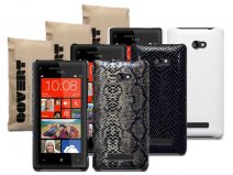 Covert Snake Skin Back Case Hoesje voor HTC 8X