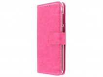 Bookcase Wallet Roze - HTC Desire 12 hoesje