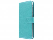 Bookcase Wallet Turquoise - HTC Desire 12+ hoesje