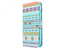 Aztec Book Case Hoesje voor Huawei Ascend G610
