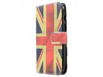 Vintage GB Flag Book Case Hoesje voor Huawei Ascend G610