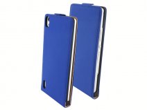 Mobiparts Leren Flip Case - Huawei Ascend P7 hoesje