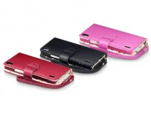 CaseBoutique Flower Wallet Case - Hoesje voor Huawei Ascend P7