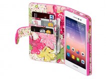 CaseBoutique Lily Wallet Case - Hoesje voor Huawei Ascend P7