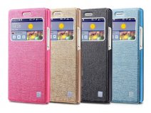 Classic View Sideflip Case Hoesje voor Huawei Ascend P7