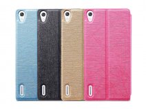 Classic View Sideflip Case Hoesje voor Huawei Ascend P7