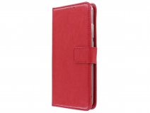 Bookcase Mapje Rood - Huawei P Smart 2020 hoesje