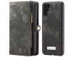 CaseMe 2in1 Wallet Ritsvak Case Zwart - Huawei P30 Pro (New Edition) Hoesje
