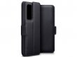 CaseBoutique Slim Book Case Zwart Leer - Huawei P40 hoesje