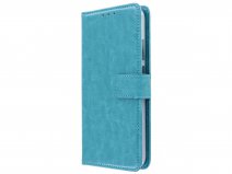 Bookcase Mapje Turquoise - Huawei P40 Lite E hoesje