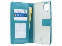 Bookcase Mapje Turquoise - Huawei P40 Lite hoesje