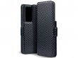 CaseBoutique Slim Book Case Carbon - Huawei P40 Pro hoesje
