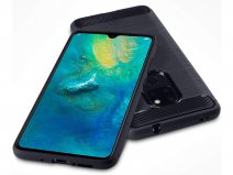 CaseBoutique Carbon TPU Case - Huawei Mate 20 Hoesje