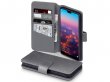 CaseBoutique Leather Case Grijs - Huawei P20 Hoesje