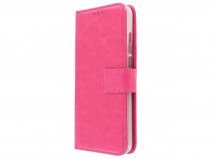 Bookcase Wallet Roze - Huawei P20 hoesje