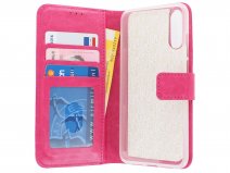 Bookcase Wallet Roze - Huawei P20 hoesje