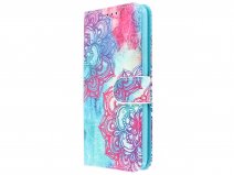 Mandala Bookcase Wallet - Huawei P20 hoesje