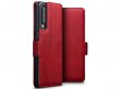 CaseBoutique Leather Case Rood Leer - Huawei P30 hoesje