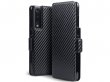 CaseBoutique Slim Bookcase Carbon - Huawei P30 hoesje