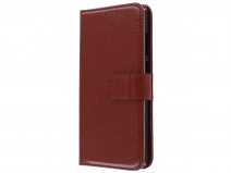 Bookcase Mapje Bruin - Huawei P30 hoesje