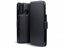 CaseBoutique Slim Book Case Carbon - Huawei P30 Lite hoesje