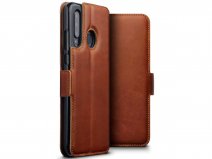 CaseBoutique Slim Book Case Cognac Leer - Huawei P30 Lite hoesje