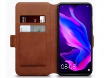 CaseBoutique Slim Book Case Cognac Leer - Huawei P30 Lite hoesje