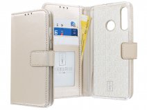 Book Case Mapje Goud - Huawei P30 Lite hoesje