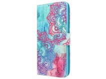 Book Case Mapje Mandala - Huawei P30 Lite hoesje