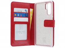Bookcase Mapje Rood - Huawei P30 Pro hoesje