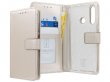 Book Case Mapje Goud - Huawei P Smart+ 2019 hoesje