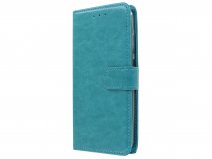 Book Case Mapje Turquoise - Huawei P Smart+ 2019 hoesje