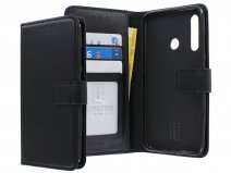 Book Case Mapje Zwart - Huawei P Smart+ 2019 hoesje