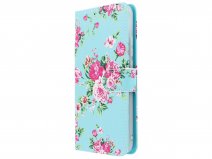 Flower Bookcase Mapje - Huawei P Smart+ hoesje