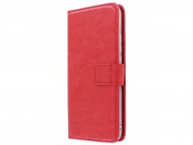 Bookcase Wallet Rood - Huawei P Smart+ hoesje