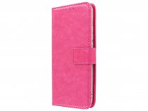 Bookcase Wallet Roze - Huawei P Smart+ hoesje