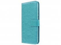 Bookcase Wallet Turquoise - Huawei P Smart+ hoesje
