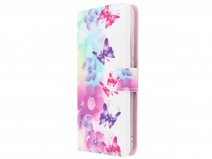 Vlinders Bookcase Mapje - Huawei P Smart+ hoesje