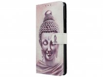 Book Case Mapje Boeddha Print - Huawei P Smart Z hoesje