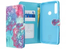 Book Case Mapje Mandala Print - Huawei P Smart Z hoesje