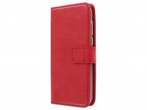 Book Case Wallet Mapje Rood - Huawei Y5 2019 hoesje