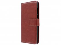 Bookcase Bruin - Huawei Y6 2017 hoesje