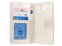 Bookcase Goud - Huawei Y6 2017 hoesje
