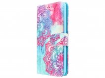 Mandala Bookcase - Huawei Y6 2017 hoesje
