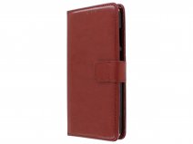 Bookcase Wallet Bruin - Huawei Y6 2018 hoesje