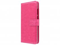Bookcase Wallet Roze - Huawei Y6 2018 hoesje