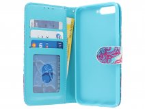 Mandala Bookcase Wallet - Huawei Y6 2018 hoesje