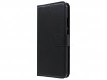 Book Case Mapje Zwart - Huawei Y6 2019 hoesje